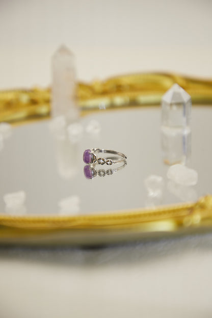 R014-超七S925開口戒指