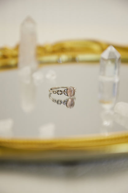 R017-超七S925開口戒指