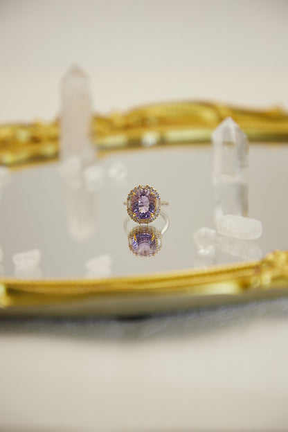 R028-紫晶S925開口戒指
