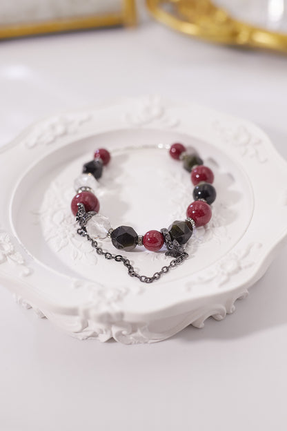 C027-紫金砂·白水晶·金曜石