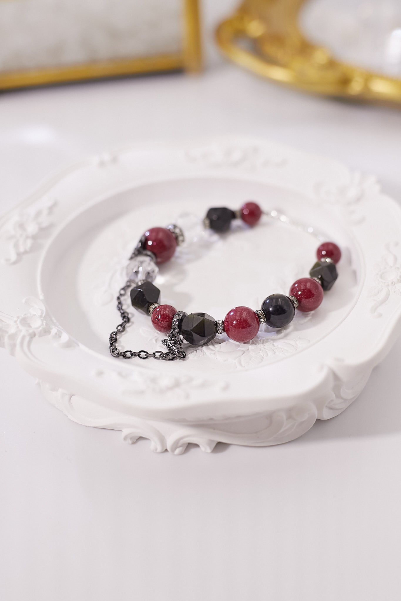 C027-紫金砂·白水晶·金曜石