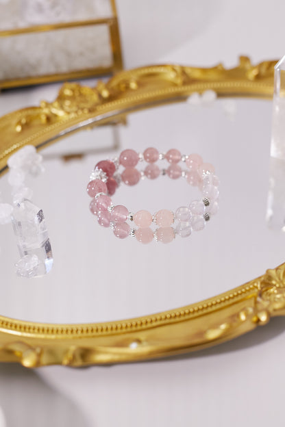 C043-粉晶．草莓晶