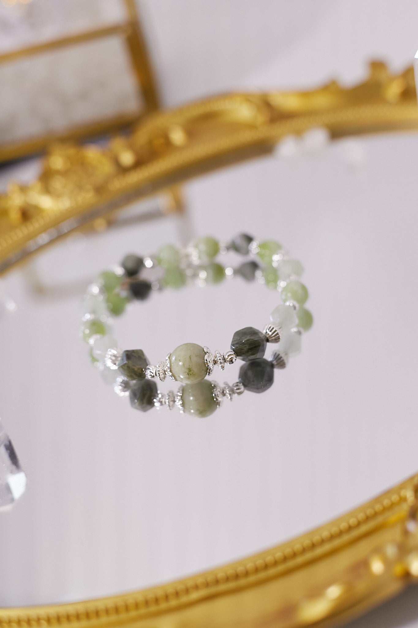 C044-綠東陵·青提奶蓋岫玉·綠草石