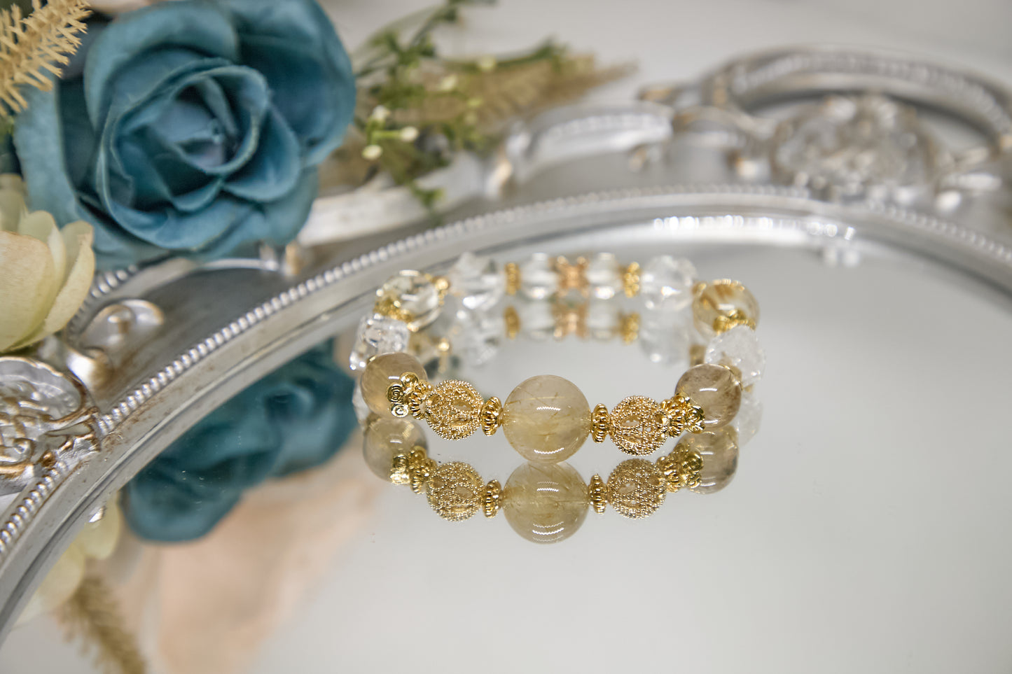 C007-金髮晶、白水晶、黃晶、白阿賽