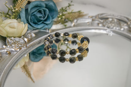 C008-閃電藍虎眼石．銀曜石．金曜石