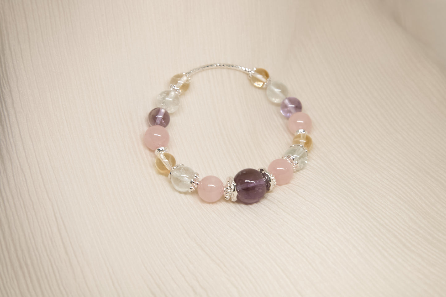 C009-紫晶．粉晶．綠阿賽．黃晶