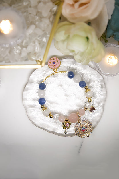 C017-Sailor Moon款-藍晶+白阿賽+粉晶+月亮石