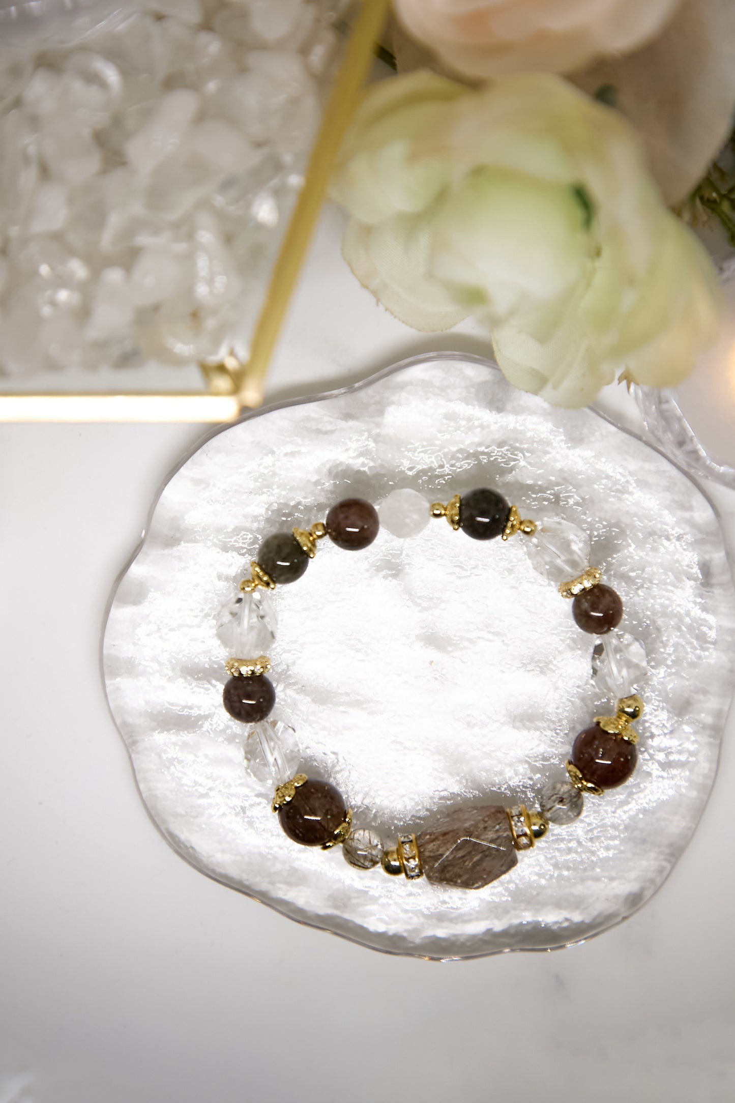 C018-黑金超七・白水晶