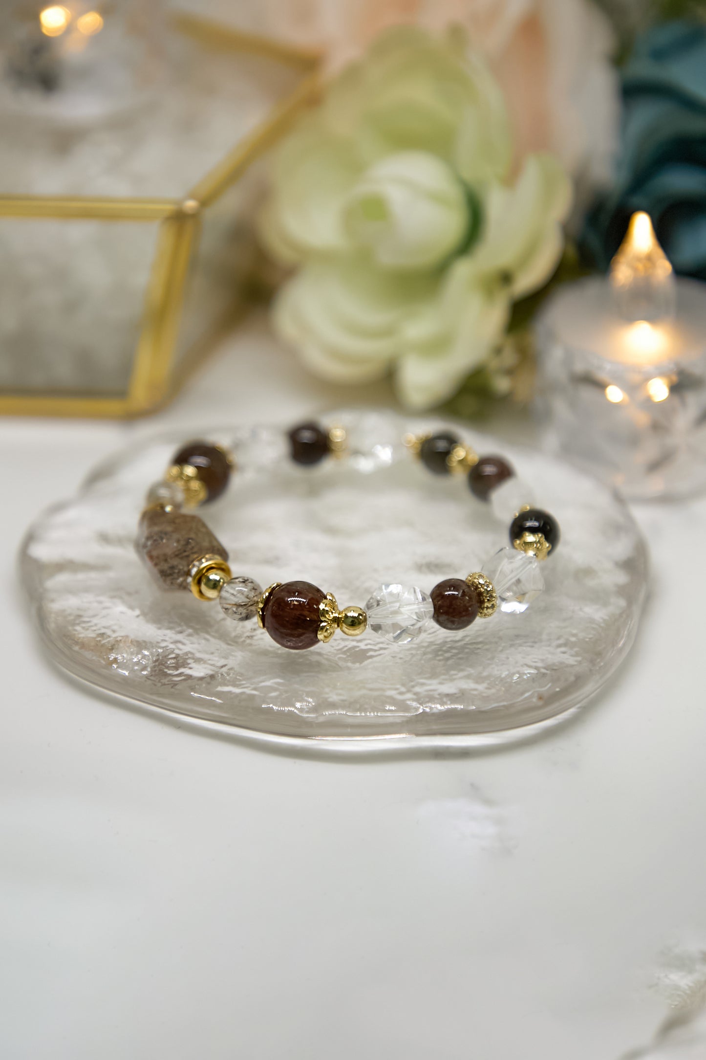 C018-黑金超七・白水晶