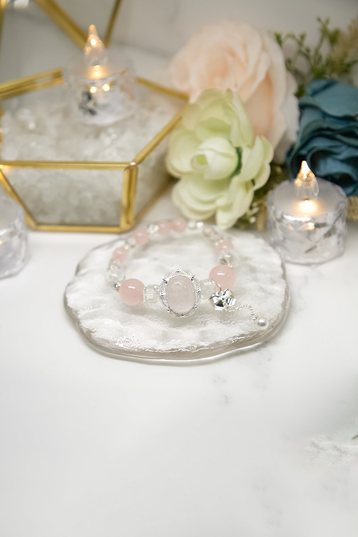 C016-粉晶・冰種草莓晶・白阿賽