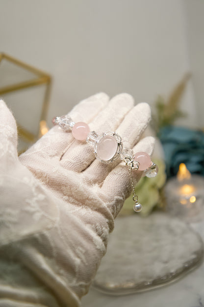 C016-粉晶・冰種草莓晶・白阿賽