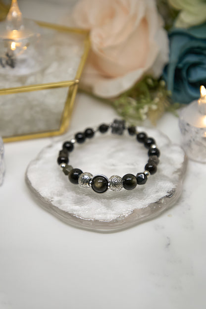 C022-烏金黑曜石・銀曜石・金曜石