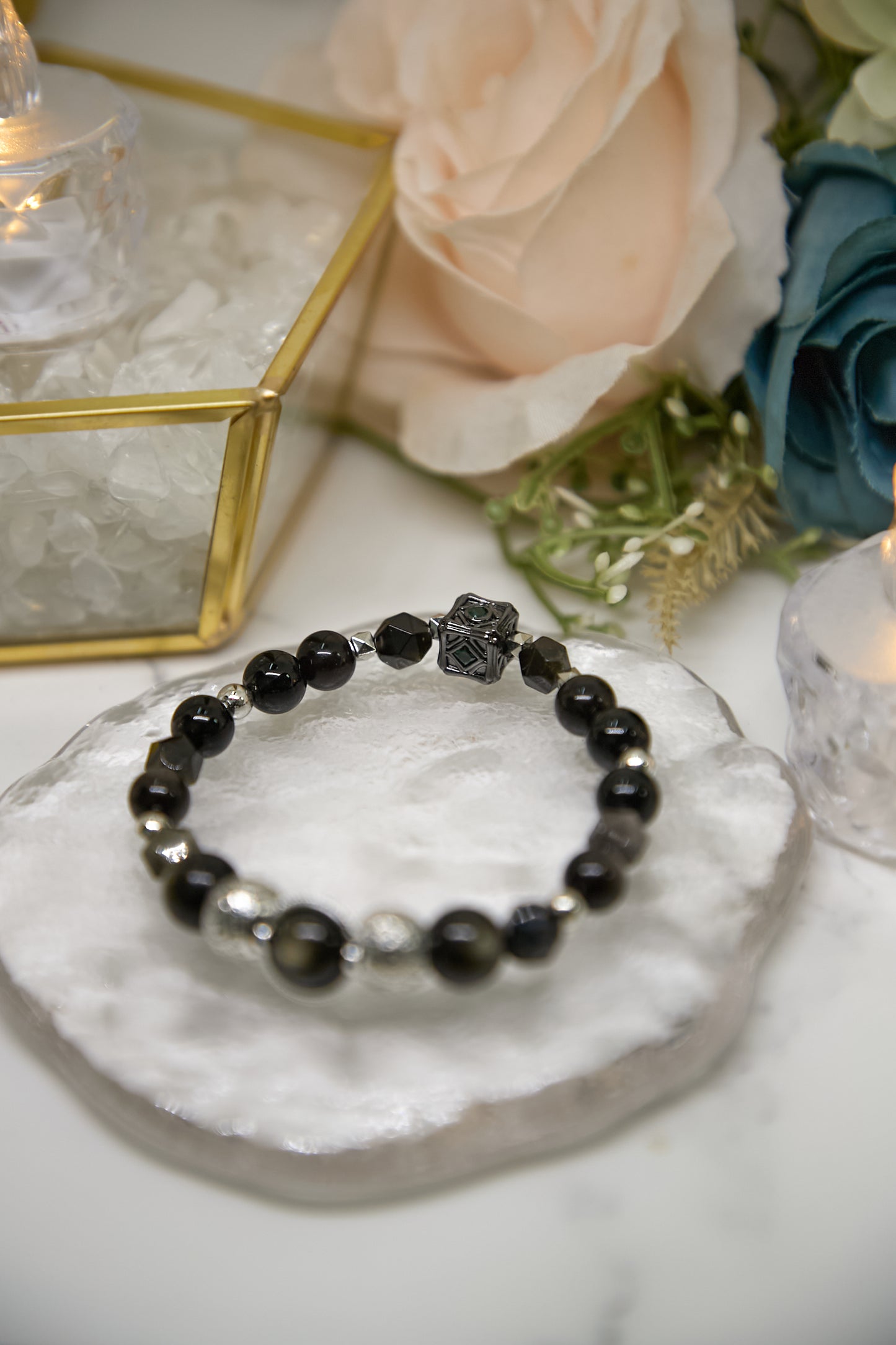 C022-烏金黑曜石・銀曜石・金曜石