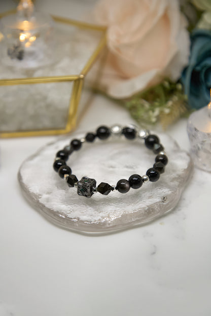 C022-烏金黑曜石・銀曜石・金曜石