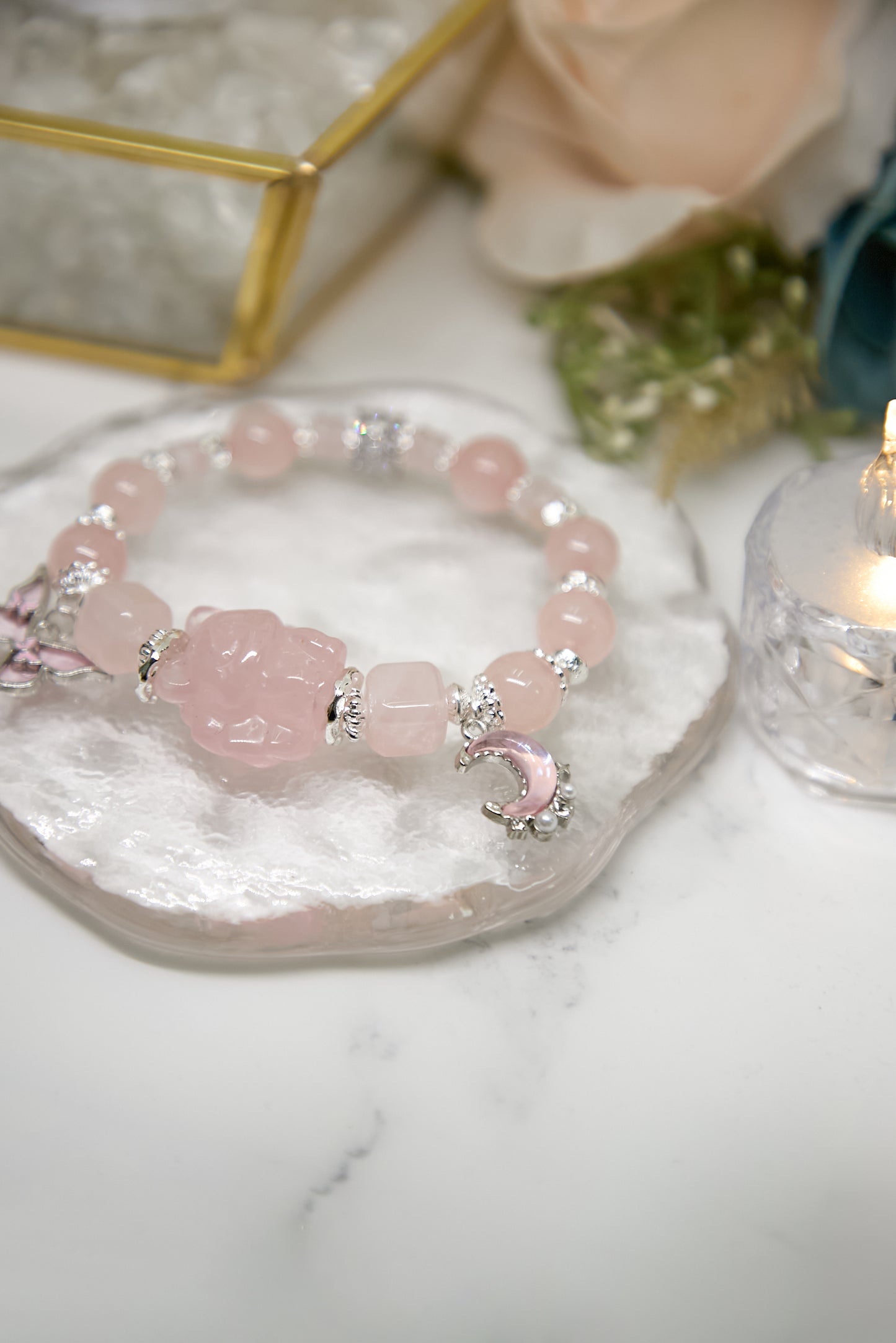 C024-粉晶九尾狐・粉晶